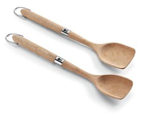 Weber Wok Besteck Set 2-teilig Buchenholz