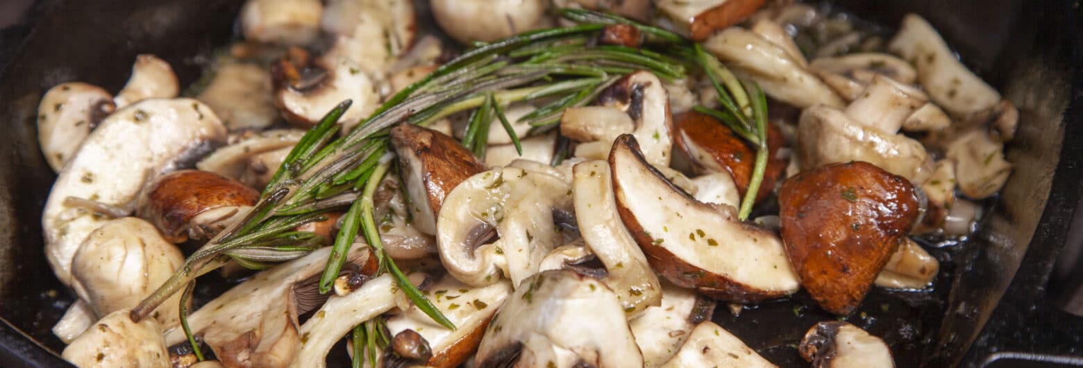 Pilzgerichte und rohe Pilze eignen sich perfekt zum einfrieren