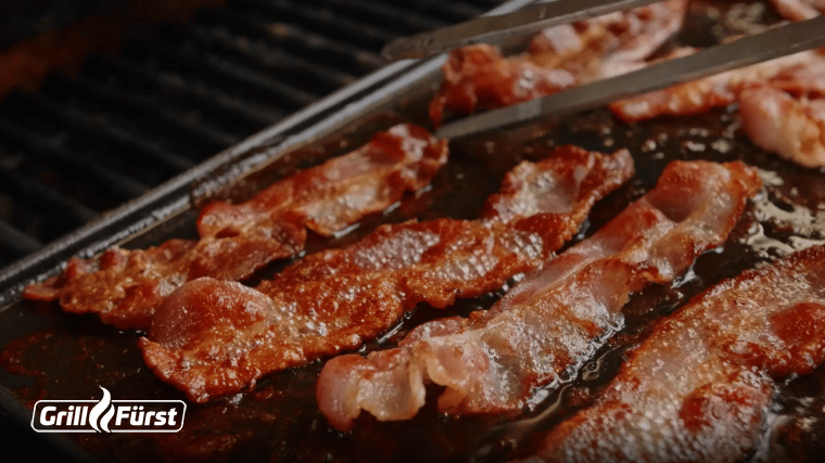 Knusprigen bacon braten