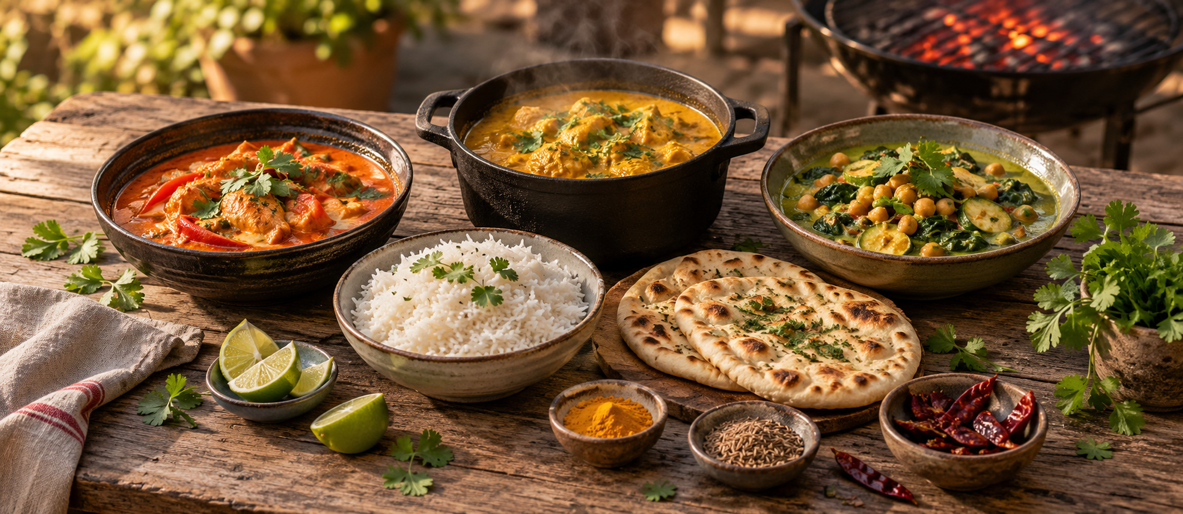 Curry Rezepte: von Thai bis indisch, aus Dutch Oven und Wok