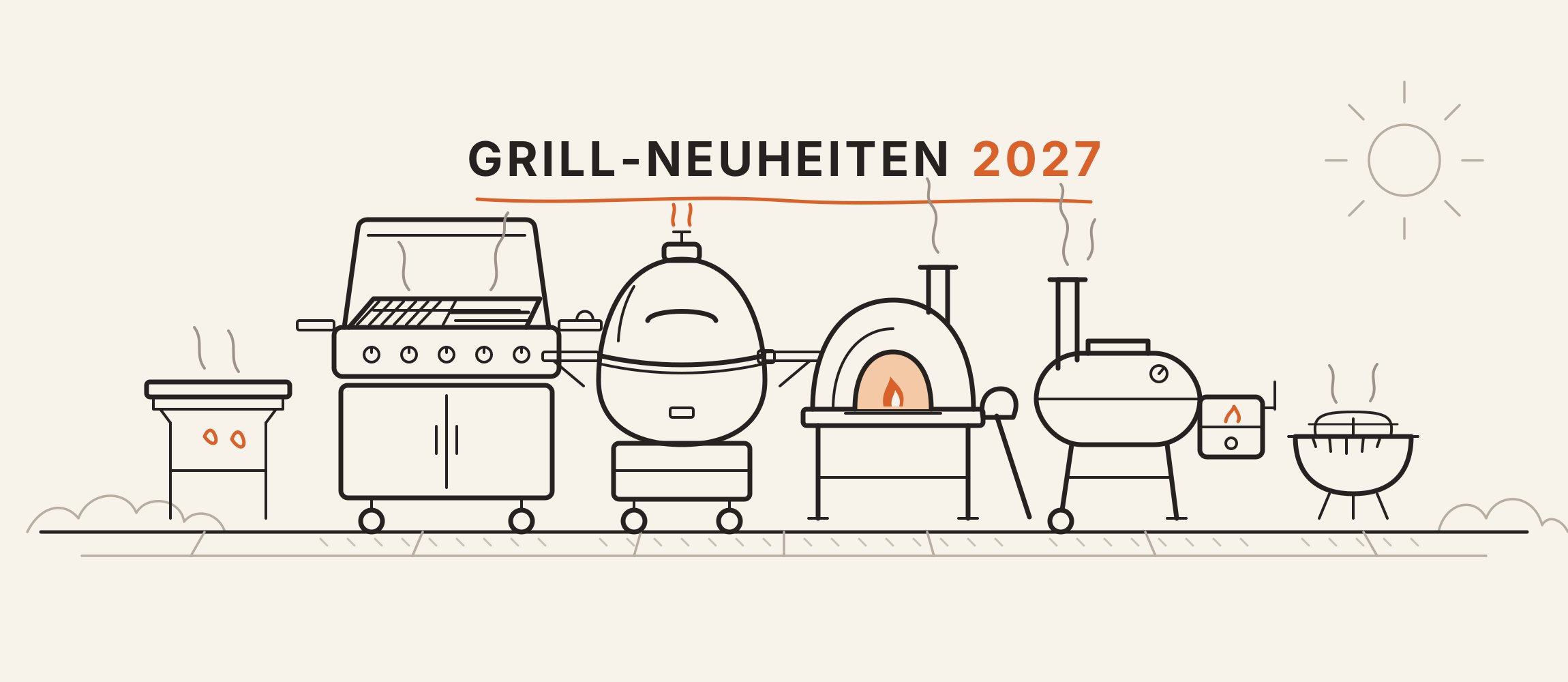 Grill-Neuheiten 2027: alle neuen Grills nach Hersteller mit UVP