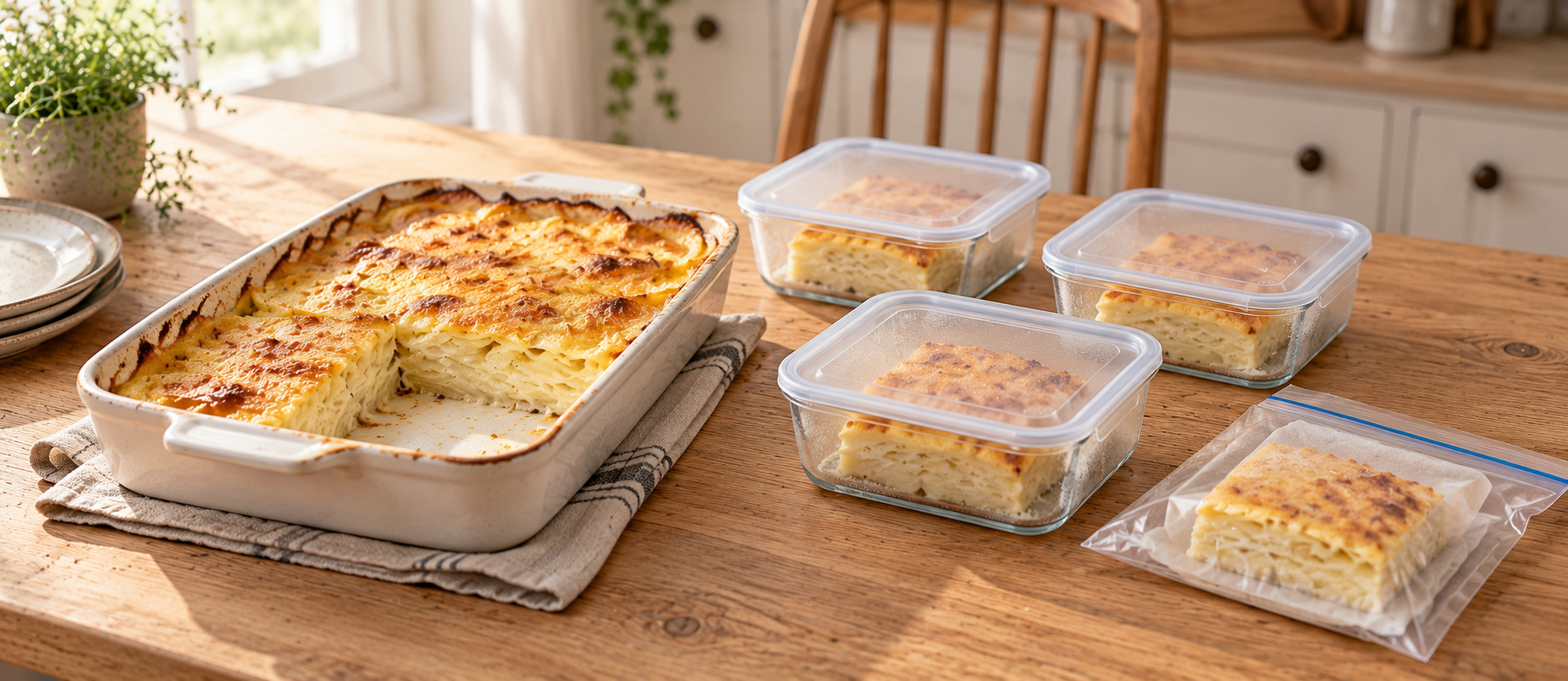 Kartoffelgratin einfrieren, vorbereiten und aufwärmen: so bleibt es cremig