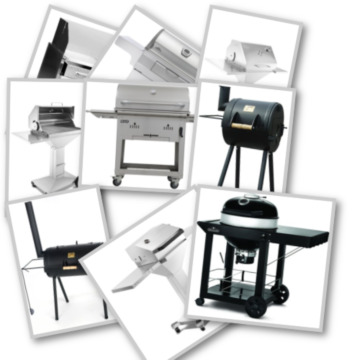 Grillstationen Holzkohle