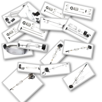 Drehspieße für Gasgrills