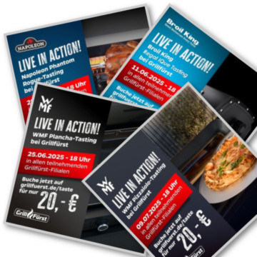 Grilltastings: Exklusive Grillvorstellungen - Senden