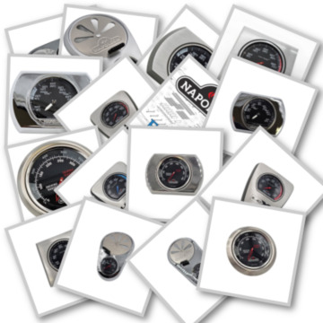 Napoleon Deckelthermometer