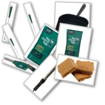 Big Green Egg Kohle, Anzünder und Zubehör