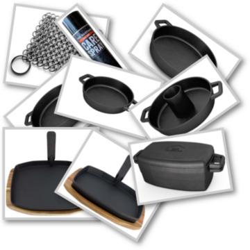 The Bastard Gusseisen Pfannen und Dutch Oven