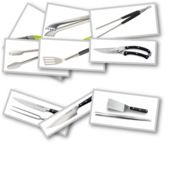 Outdoorchef Grillbesteck und Grillzangen 