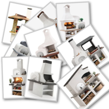 Grillkamin mit Pizzaofen