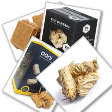 Grillanzünder fest: Anzündwürfel & Anzündwolle