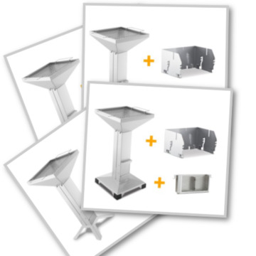 Vertikalgrill Holzkohle