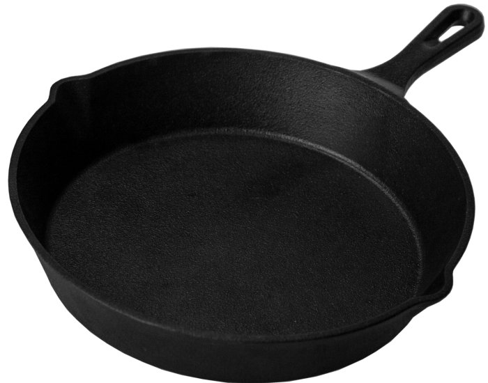 Grillfürst Gusseisenpfanne 25 cm mit Stielgriff