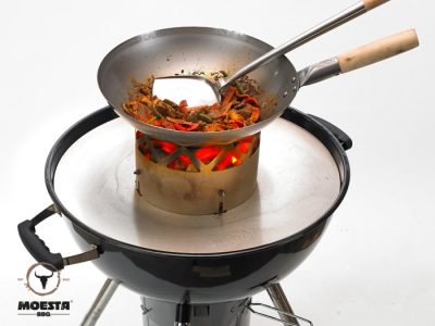 Woken auf dem Kugelgrill – mit dem Moesta Wok BBQ Set