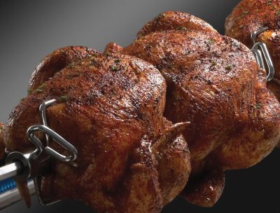 Findet man nicht im Weber Gasgrill - ein Heckbrenner für Drehspieße Findet man nicht im Weber Gasgrill - ein Heckbrenner für Drehspieße
