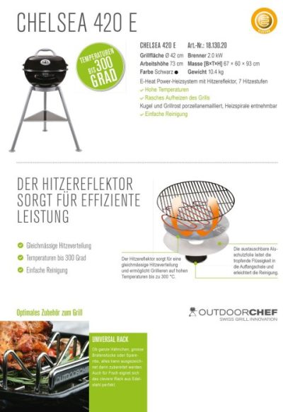 Outdoorchef Elektrogrill - Kugelgrill Outdoorchef Elektrogrill - Kugelgrill