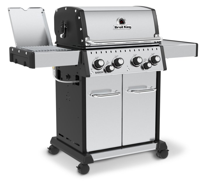 Der Broil King Baron S490 IR Gasgrill mit Infrarot-Seitenbrenner
