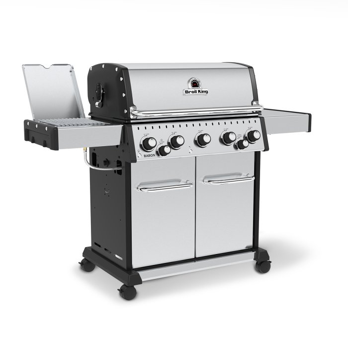 Der Broil King Baron S590 IR Gasgrill mit Infrarot-Seitenbrenner
