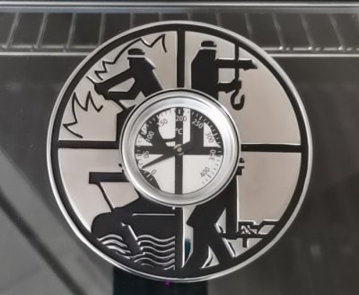 Grillfürst Feuerwehr Grill Deckelthermometer mit Feuerwehr-Logo Grillfürst Feuerwehr Grill Deckelthermometer mit Feuerwehr-Logo