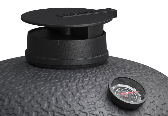 Top Cap und Deckeltzhermometer beim BSTRD. Keramikgrill Large