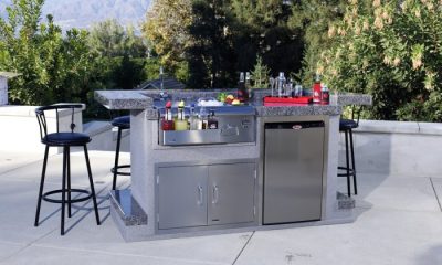 Komfortable BULL Cocktailstation BULL Gartenküche mit Cocktailstation und Spüle
