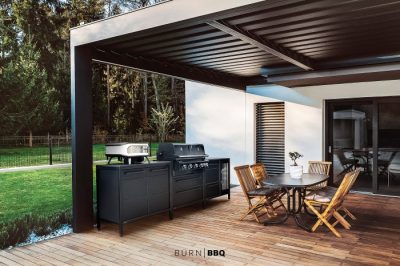 BURN Outdoor Küche BBQ mit Grill und Pizzaofen BURN Outdoor Küche BBQ mit Grill und Pizzaofen