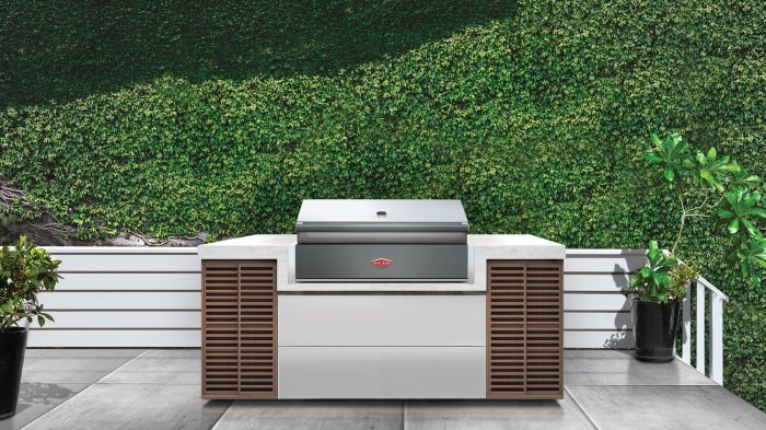 BeefEater Einbaugrill 1700 Serie mit klappbarer Bedienblende