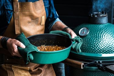 Der Big Green Egg - Green Dutch Oven aus Gusseisen