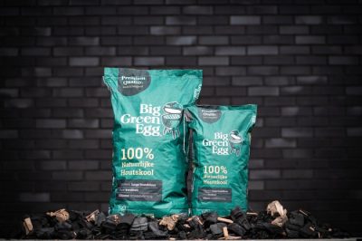 Big Green Egg Holzkohle aus Hartholz in 2 verschiedenen Mengen Die Big Green Egg Holzkohle aus 100% reinem Hartholz