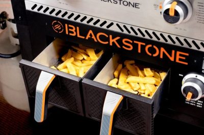 Blackstone 28 Zoll Griddle Gas Grillstation mit Air Fryer Schubladen Blackstone 28 Zoll Griddle Gas Grillstation mit Air Fryer Schubladen