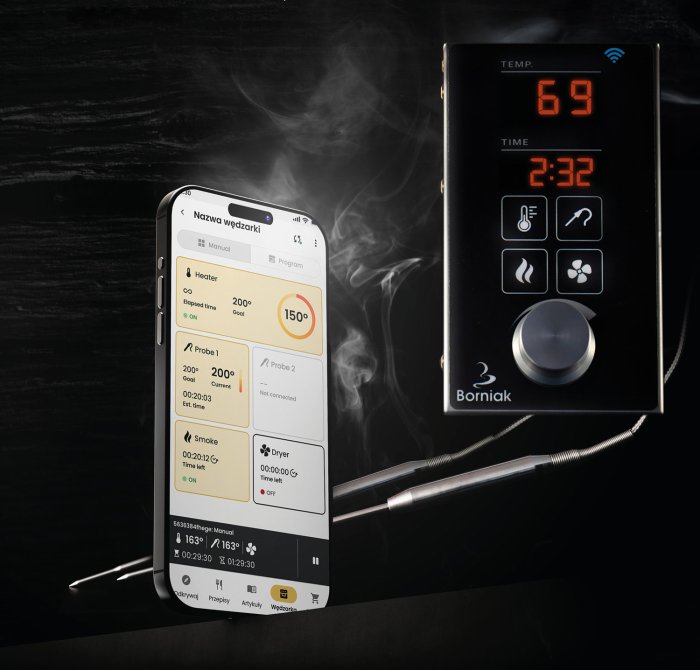 WiFi Steuerung beim Borniak Räucherofen