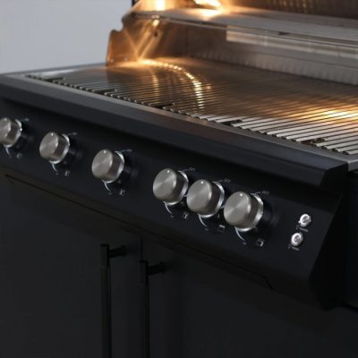 Brabura Einbaugrill Gasgrill Fusion 500 RM Schwarz