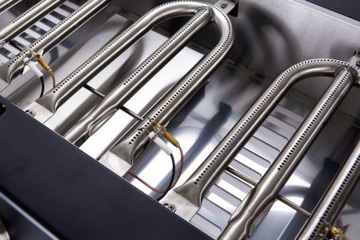 Leistungsstarke Edelstahl-Brenner bei den Brabura Planchagrills