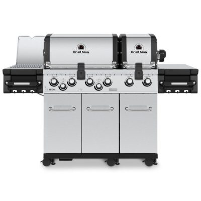 Broil King Gasgrill Regal S 690 PRO IR mit Doppelhaube, Infrarot -Seitenbrenner und Garraumbeleuchtung
