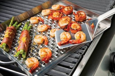 Grillwender eignet sich optimal für kleinteiliges Grillgut
