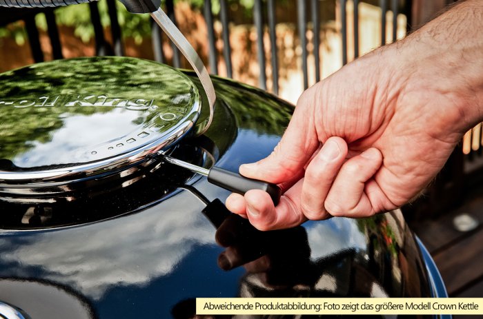 Rotodraft™-Belüftungssystem beim Broil King Holzkohle Kugelgrill