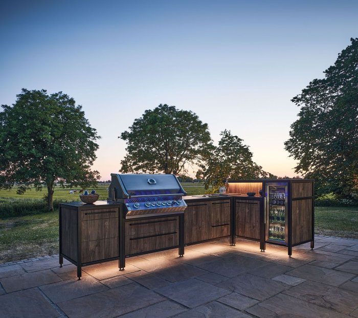 BURN Outdoorkitchen L-Form