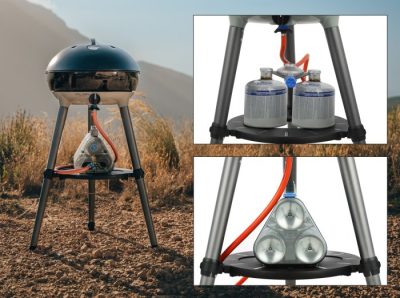 CADAC Dual + Trio Power Pack zum Anschluss von mehreren Gaskartuschen gleichzeitig