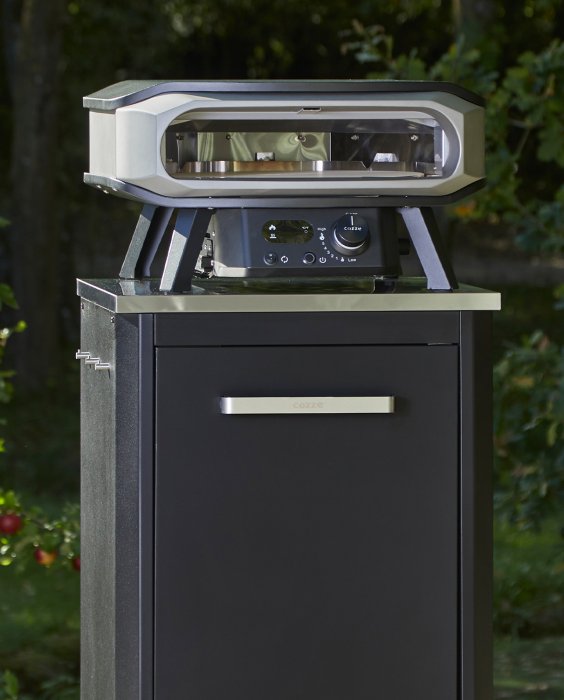 COZZE Gas Pizzaofen mit drehbarem Pizzastein für perfekte Pizza