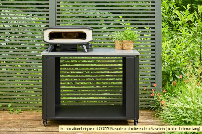 COZZE Outdoorküche - 2-türiges Schrank Modul mit COZZE Gas Pizzaofen 90427