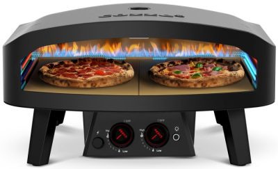 COZZE Pizzaofen 24 Zoll XXL Variante mit großem zweigeteilten Pizzastein. COZZE Pizzaofen 24 Zoll XXL Variante mit großem zweigeteilten Pizzastein.