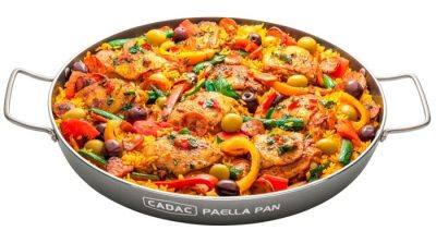 CADAC Keramik beschichtete Pfanne Paella Pfanne von CADAC aus Aluminium mit Keramik Beschichtung