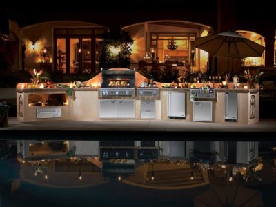 Die Lynx California Outdoor Küche mit Einbauelementen Die Luxus Outdoor Küche mit Einbau - Elementen von California Lynx