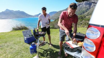 Gasgrill Cadac Carri Chef als Campinggrill Grillspaß beim Camping mit dem Cadac Carri Chef Campinggrill