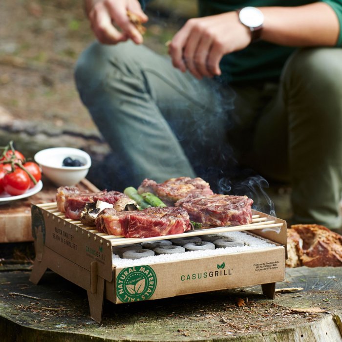 CasusGrill Einweggrill biologisch abbaubar