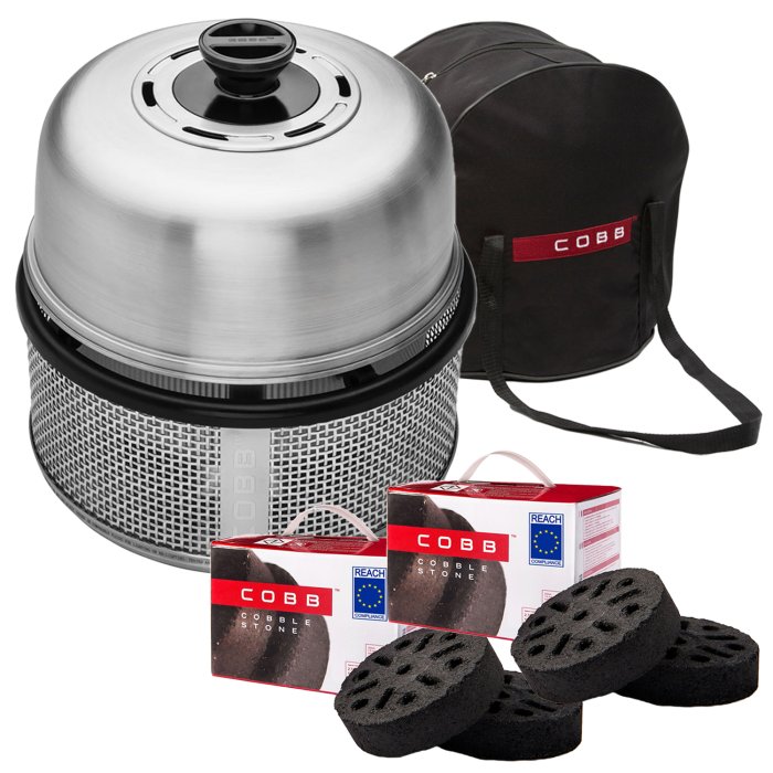 Cobb Grill Premier AIR Deluxe mit Cobble Stones und Tragetasche