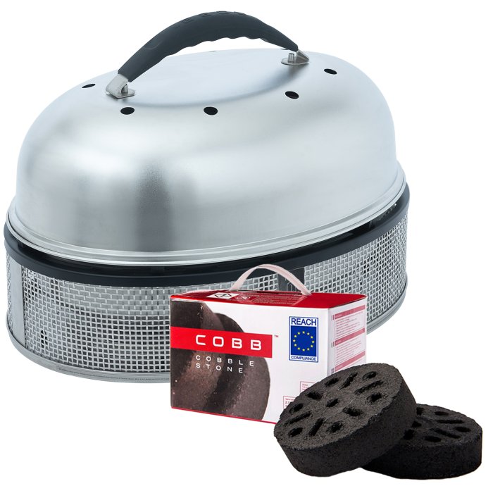 Cobb Grill Supreme Deluxe 2.0 im Set mit 1x Cobble Stones