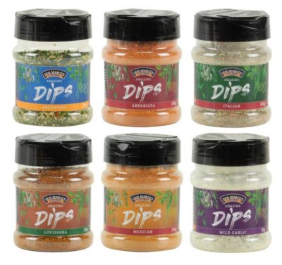 Dips selber machen - mit den Don Marcos Würzmischungen für Dips in 6 verschiedenen Geschmacksrichtungen