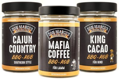 Don Marco´s BBQ Rubs - Trockenmarinaden in vielen verschiedenen Geschmacksrichtungen