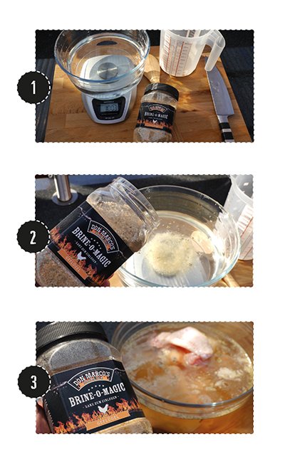 Don Marcos Brine-O-Magic Don Marcos Brine selber herstellen - Lake für Fleisch